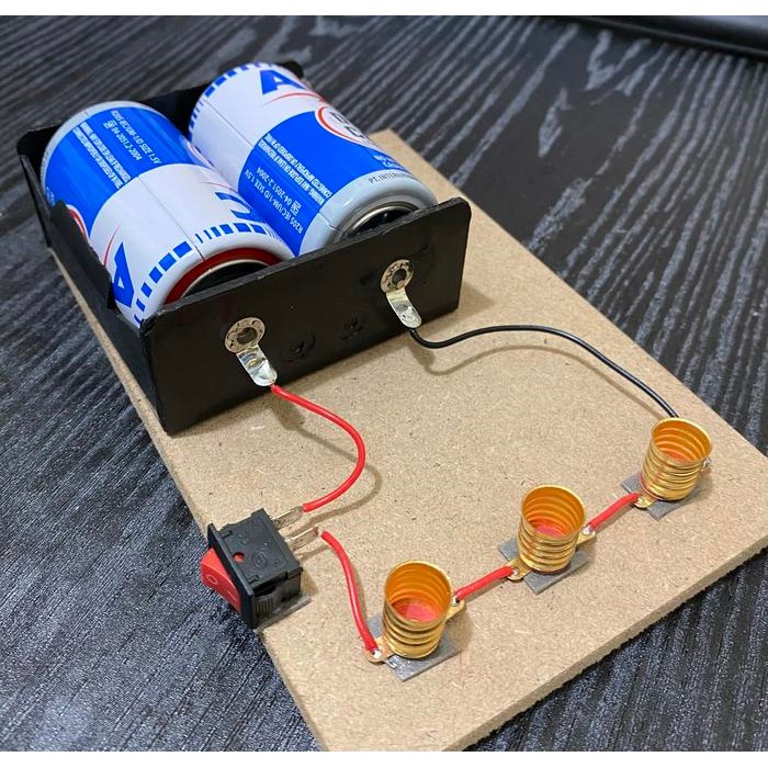 

New Paket Rangkaian Listrik Seri dan paralel dijamin terang untuk praktek sekolah kelas 6 SD paket