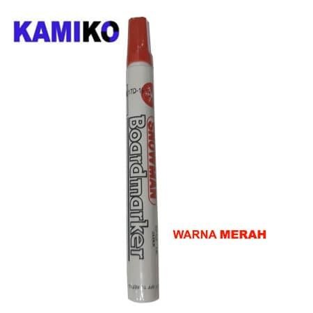 

New Spidol Warna Merah - Untuk Papan Tulis