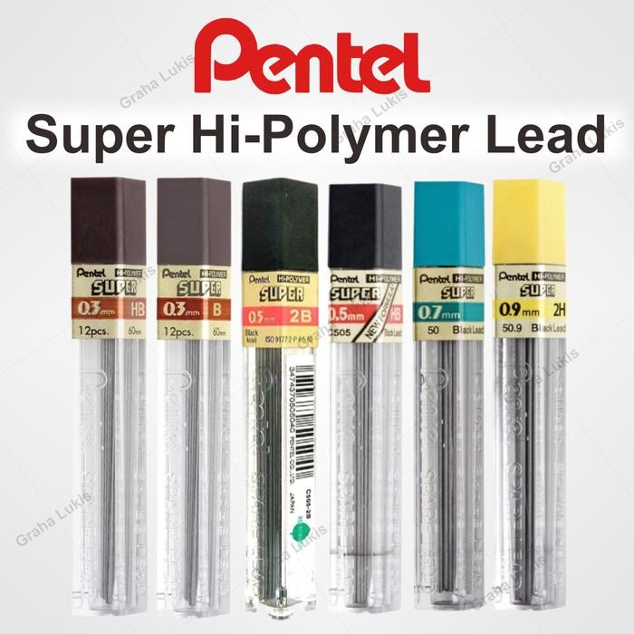 

New PENTEL Super Hi-Polymer Lead 0.3 / 0.5 / 0.7 / 0.9