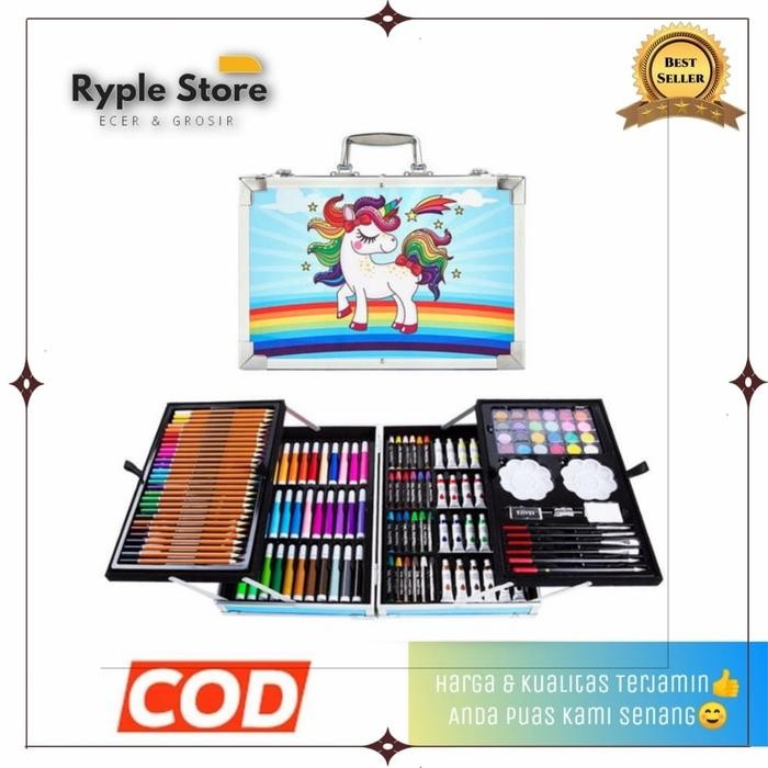 

Crayon 145 Pcs Art Set Drawing Koper Besi Gulali Book Krayon