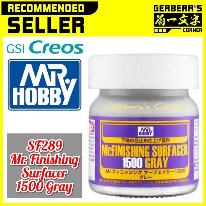 

Mr Color Sf289 Mr Finishing Surfacer 1500 Gray - Lacquer Paint