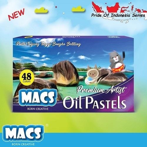 

Krayon Macs Artist Premium Oil Pastel Crayon 48 Color Warna