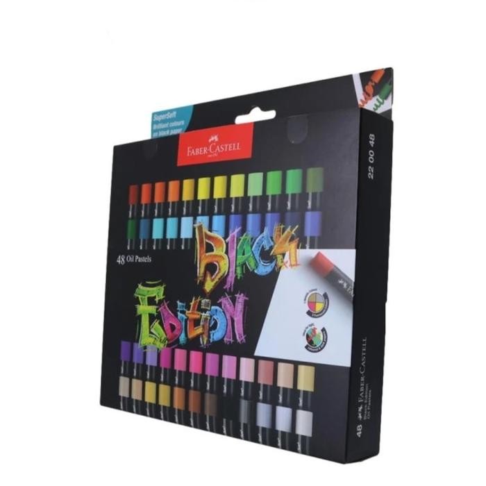 

Faber - Castell Crayon 48 / Oil Pastel 48 Warna Black Editionh