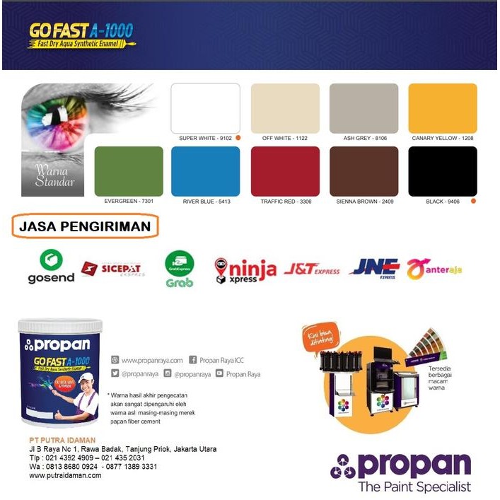 CAT KAYU BESI PROPAN GO FAST A-1000