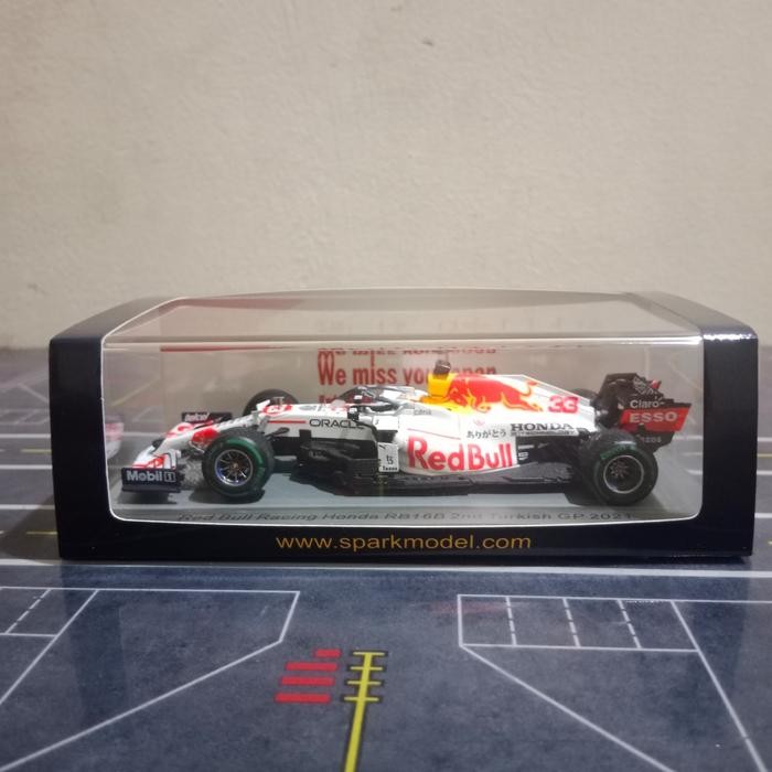 DIECAST F1 RB16B TURKISH 2ND GP 2021 M. VERSTAPPEN SKALA 43 BY SPARK