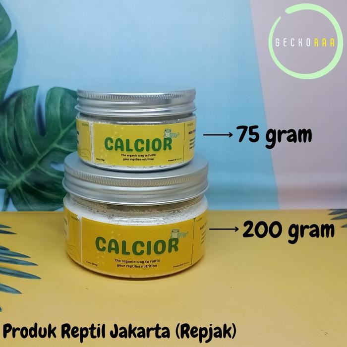 tersedia calcior kalsium organik vitamin reptil gecko aft bearded dragon