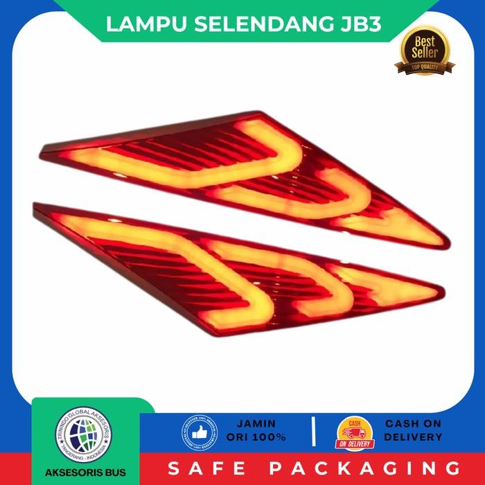

Promo Lampu Selendang JB2 Merah Aksesoris Bus Setra Side