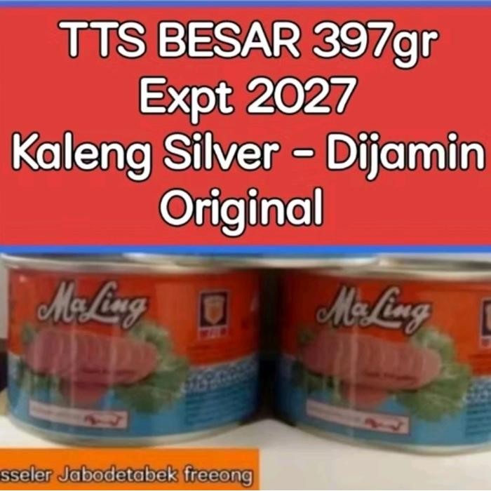 

Promo Maling TTS Pork Luncheon Meat 397gr Termurah Daging Babi Kaleng