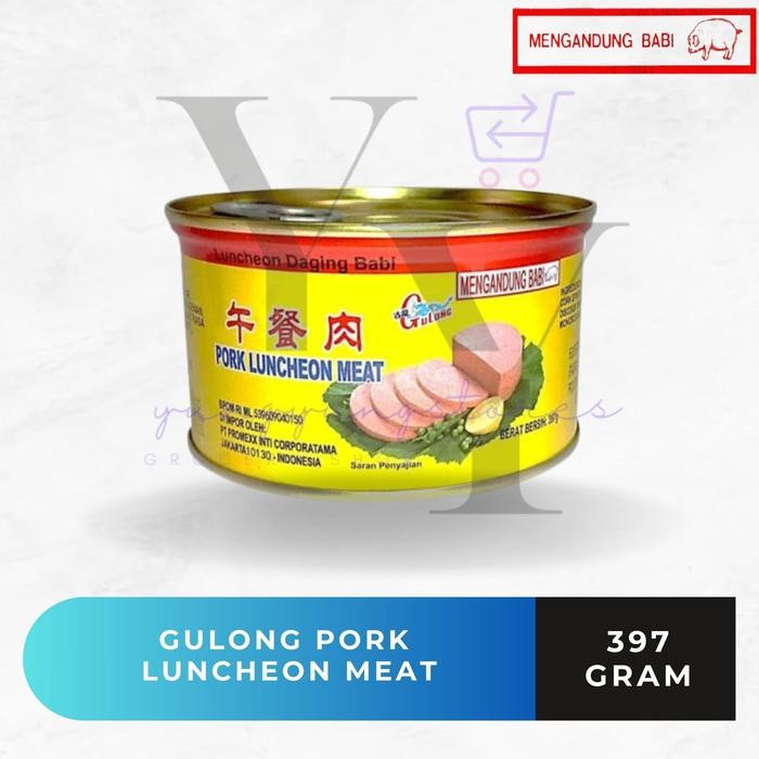 

Promo Gulong Pork Luncheon Meat Ham Daging Babi Kaleng 397gr