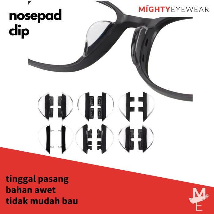 Nosepad Klip Tancap Bantalan Hidung Kacamata nosepad 1 pasang