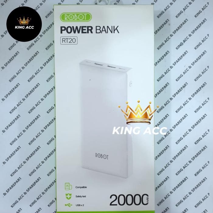POWERBANK ROBOT RT20 20000MAH ORIGINAL ROBOT