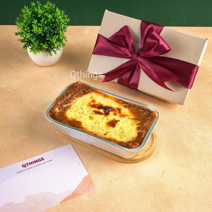 

Baru Qthings Paket Hampers Beef Lasagna Premium 380ml