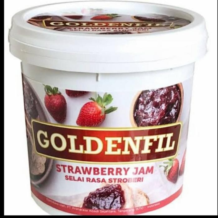 

Baru Golden Fill Strawberry 1kg - Selai Strawberry Premium