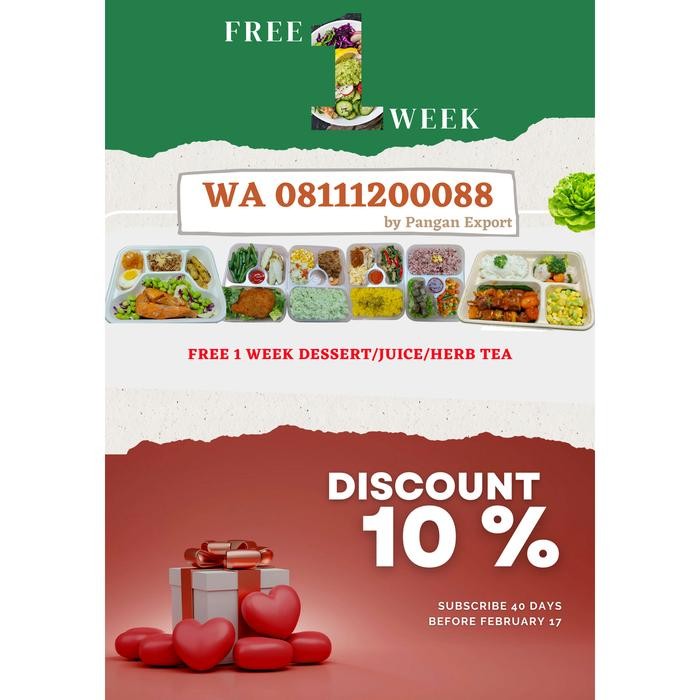 

Baru Katering Sehat Harian Lunch & Dinner Paket Nasi Box Bento Mealbox Siap Antar