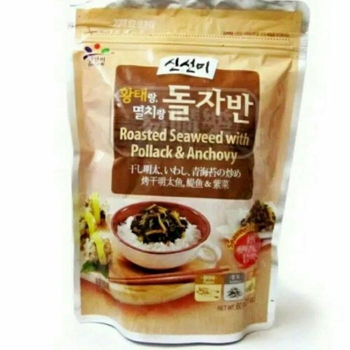 

Baru Nori Berbumbu Ikan Polak & Teri 60gr SSM Rumput Laut Goreng