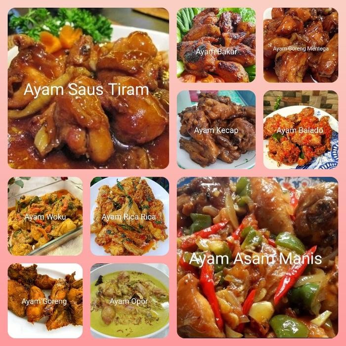 

Baru Olahan Ayam 1 Porsi (Bakar, Kecap, Asam Manis, Rica Rica, Woku, Opor)