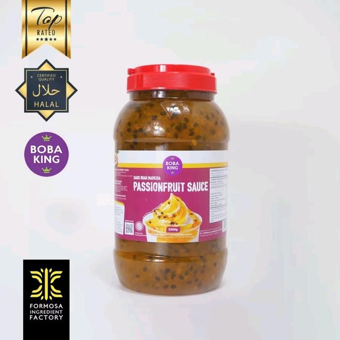 Passion Fruit Sauce Boba King / Saus Rasa Buah Markisa