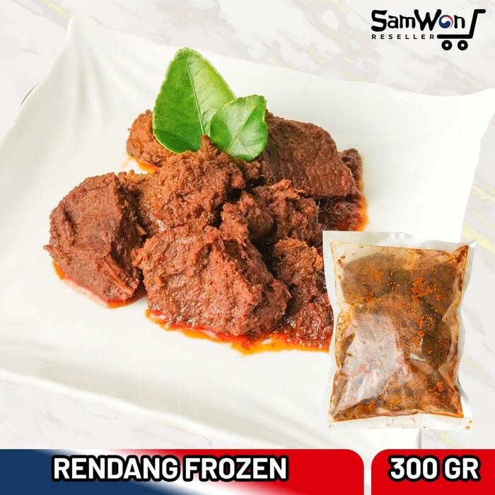 

Baru Rendang Daging Sapi 300gr Vacuum Press Frozen Premium