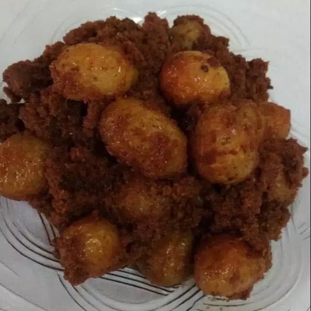 

Baru Rendang Kentang Baby Frozen Halal Padang Enak 250gr