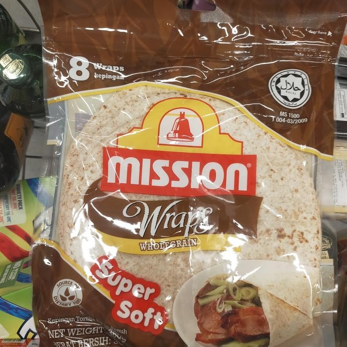 

Baru Mission Super Soft Whole Grain Wheat Wrap 8pcs