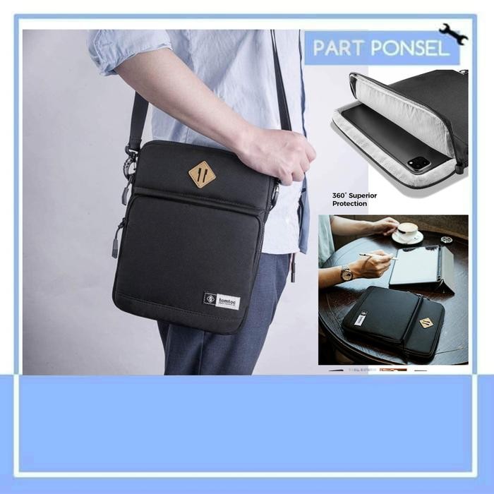 Tomtoc Tas Gadget Selempang - Tablet iPad Pro / MacBook 13 Inch Terlaris