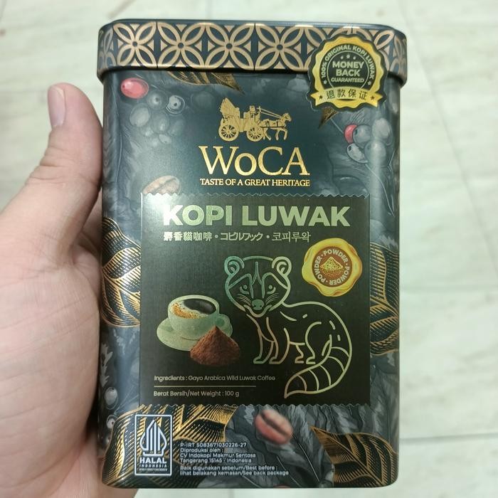 

Kopi Luwak Gayo - Woca Gourmet [Kemasan Kaleng]