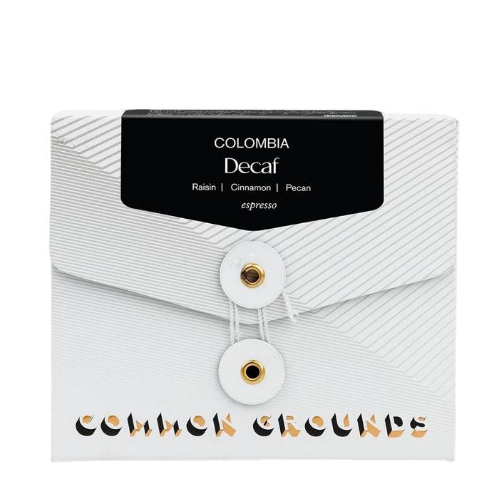 

Common Grounds Single Origin Espresso Coffee : Colombia Decaf