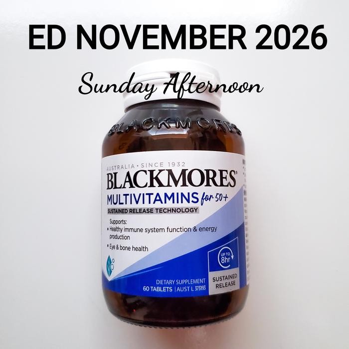 Blackmores Multivitamin for 50+ (60 Tablets)