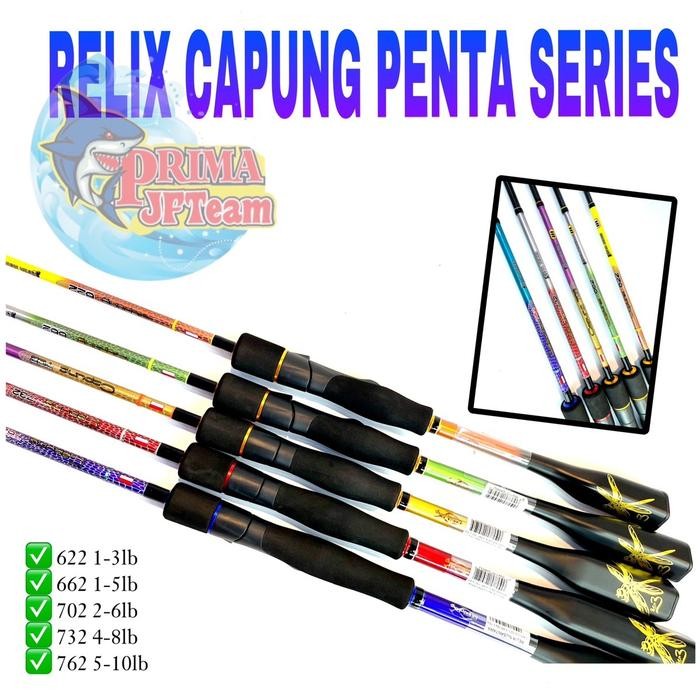Joran Relix Nusantara Capung Ul 622 ,662, 702 , 732 Dan 762 Joran Casting Ring Seaguide Pancing