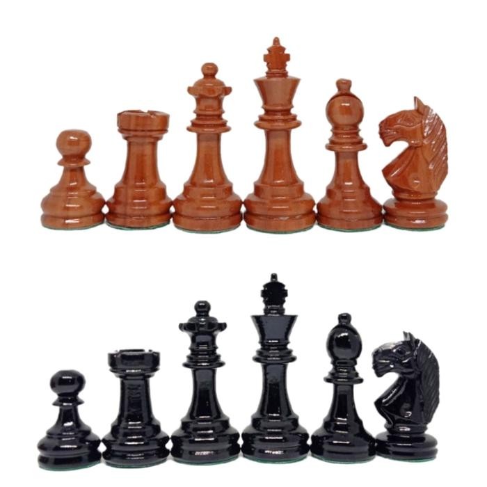 Bidak Catur Kayu Sawo Dgt Premium