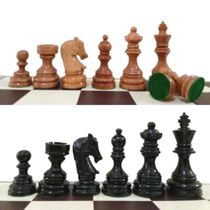 Bidak Catur Kayu Sawo Borobudur (Menteri 2)