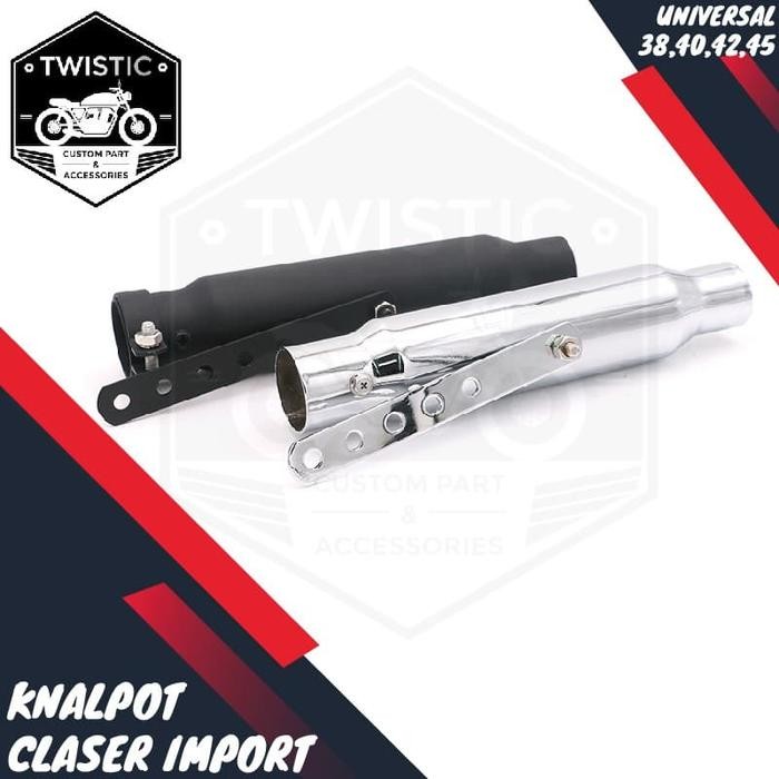 Knalpot Muffler Custom Claser Motor W175 Benelli Xsr 155 Harley