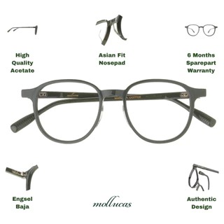 Mollucas - Manawa Coffee - Gratis Lensa Minus/Plus/Silinder Anti Radiasi - Kacamata Pria/Wanita