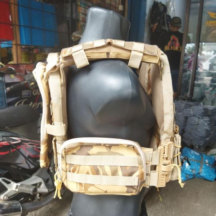 Rompi Body Vest TNI Loreng Gurun UN PBB
