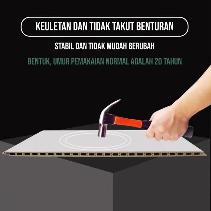 Laiv Voyage Wallboard Wpc Dinding - Motif Polos, Linen, Marmer, Dan Kayu