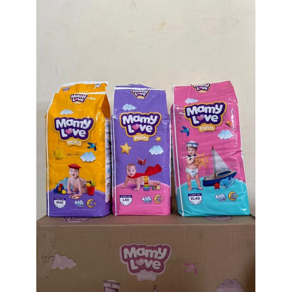 Siap Kirim MamyLove Pants M40/L40/XL40/XXL28 Popok Bayi Celana Murah