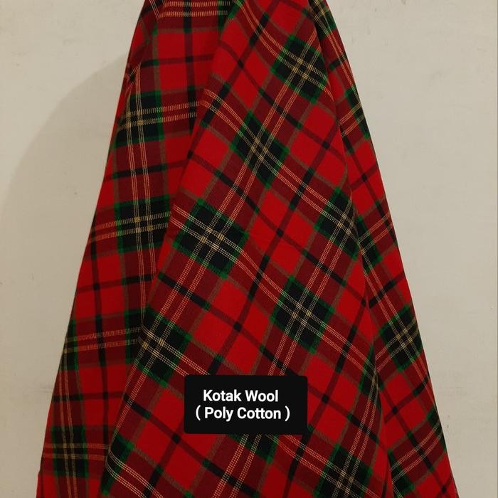 GGAF Kain Kotak Wool Motif Besar