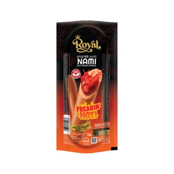 BELFOODS ROYAL SOSIS SINGLE HOT 55 GR