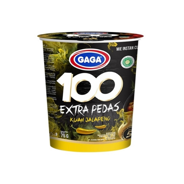 

GAGA 100 EXTRA PEDAS CUP KUAH JALAPENO 75 GR