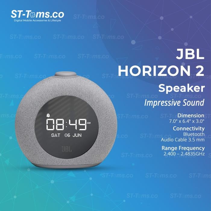 Tersedia Jbl Horizon 2 Bluetooth Speaker Clock Radio With Usb Charging Original