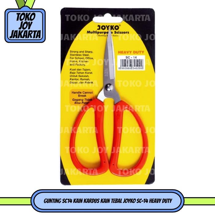 

ID GUNTING SC14 KAIN KARDUS KAIN TEBAL JOYKO SC-14 HEAVY DUTY