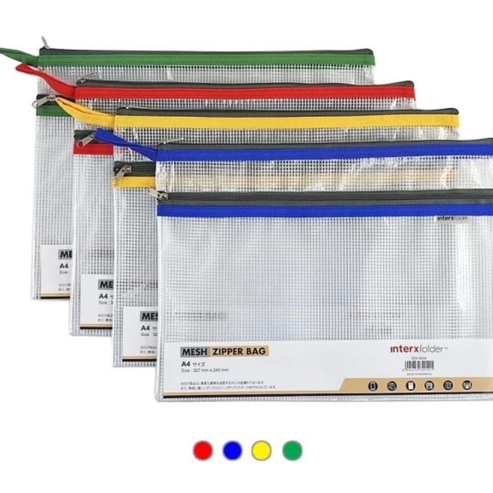 

ID ZIPPER MESH BAG / DOMPET JARING / MAP JARING RITSLETING INTERX