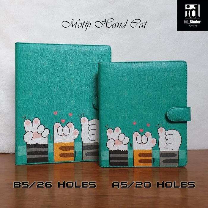 

ID BINDER PRINTING MOTIP HAND CAT A5/RING 20, B5/RING 26