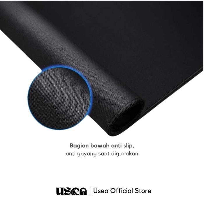 Promo Usea Mousepad Gaming Xl Deskmat Hitam 30X60 30X80 40X90 50X80Cm