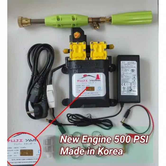 Paket Mesin cuci motor mobil ac jet cleaner steam pump 500PSI Complet
