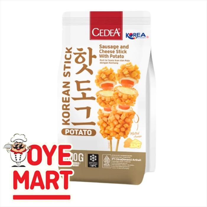 

cedea korean sausage & cheese stick with potato 300g stok terbatas