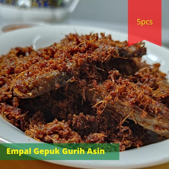 

empal gepuk king rasa gurih asin daging sapi frozen isi 5 stok terbatas
