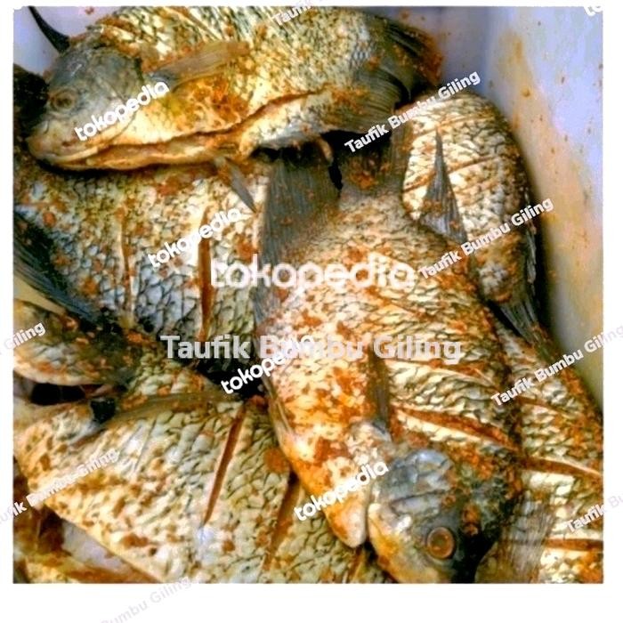 

paket ikan gurame segar bumbu kuning siap goreng 1kg stok terbatas