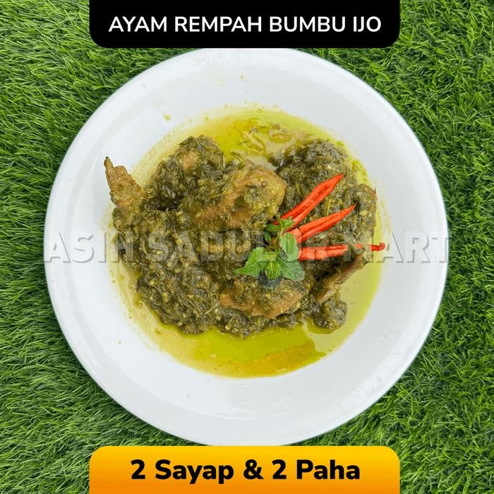 

ayam bumbu rempah ijo siap goreng - paha & sayap empuk ala bandung stok terbatas