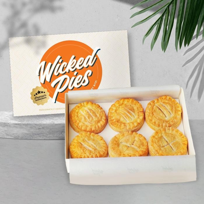 

wicked pies fresh 1 box isi 6 pcs stok terbatas